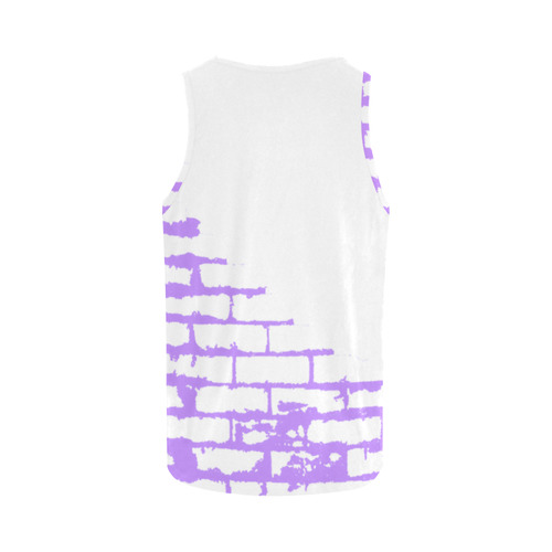 HA Signature Brick Wall All Over Print Tank Top for Women (Model T43)