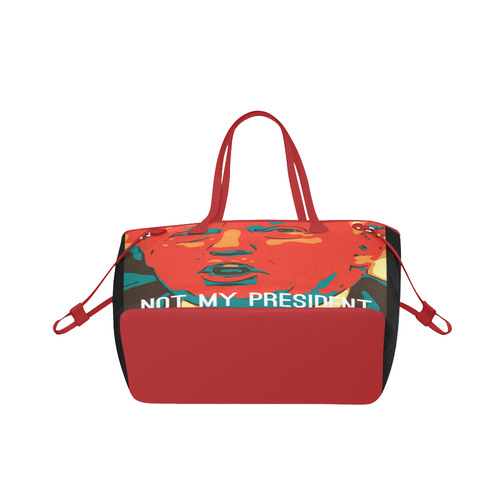 Trump Not My President Clover Canvas Tote Bag (Model 1661)