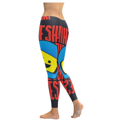 Spaceship Spaceship Women's Low Rise Leggings (Invisible Stitch) (Model L05)