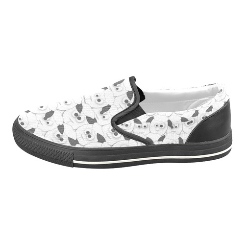 Crazy Herd of Sheep Slip-on Canvas Shoes for Kid (Model 019)