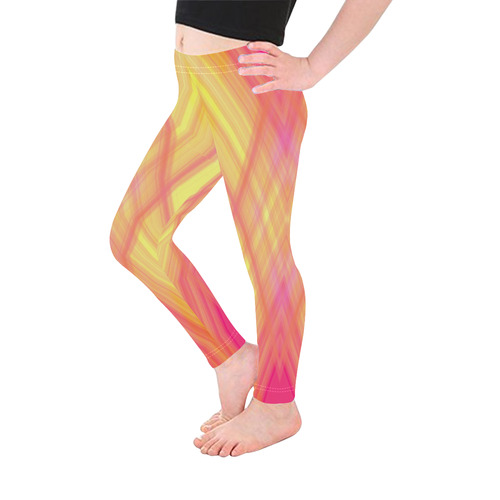 SummerofFun-colorexplosion Kid's Ankle Length Leggings (Model L06)