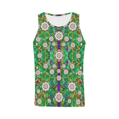 pearl flowers in the glowing forest All Over Print Tank Top for Men (Model T43)