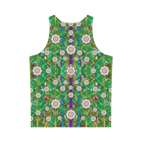 pearl flowers in the glowing forest All Over Print Tank Top for Men (Model T43)