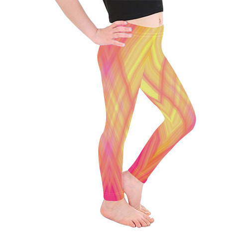 SummerofFun-colorexplosion Kid's Ankle Length Leggings (Model L06)