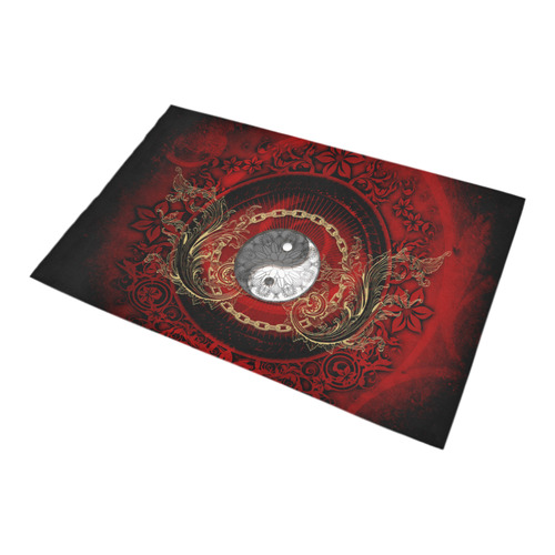 The sign ying and yang Bath Rug 20''x 32''