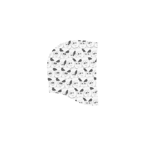 Crazy Herd of Sheep All Over Print Sleeveless Hoodie for Women (Model H15)