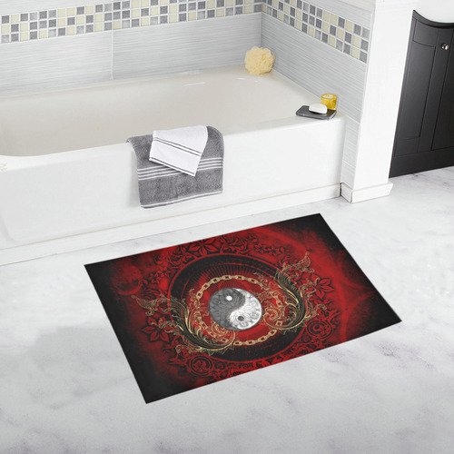The sign ying and yang Bath Rug 20''x 32''