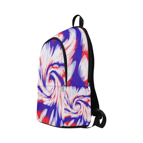 Red White Blue USA Patriotic Abstract Fabric Backpack for Adult (Model 1659)