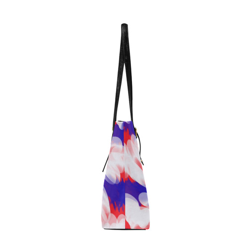 Red White Blue USA Patriotic Abstract Euramerican Tote Bag/Large (Model 1656)