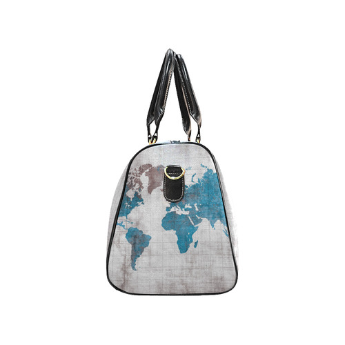 world map New Waterproof Travel Bag/Small (Model 1639)