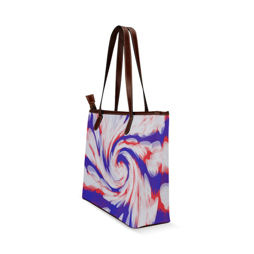 Red White Blue USA Patriotic Abstract Shoulder Tote Bag (Model 1646)
