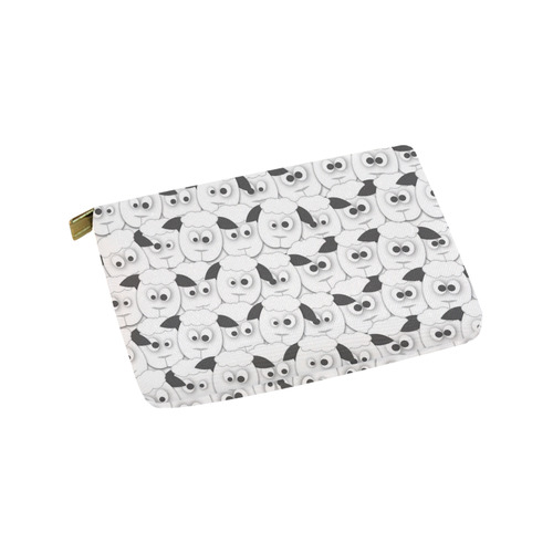 Crazy Herd of Sheep Carry-All Pouch 9.5''x6''