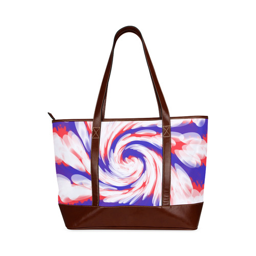 Red White Blue USA Patriotic Abstract Tote Handbag (Model 1642)