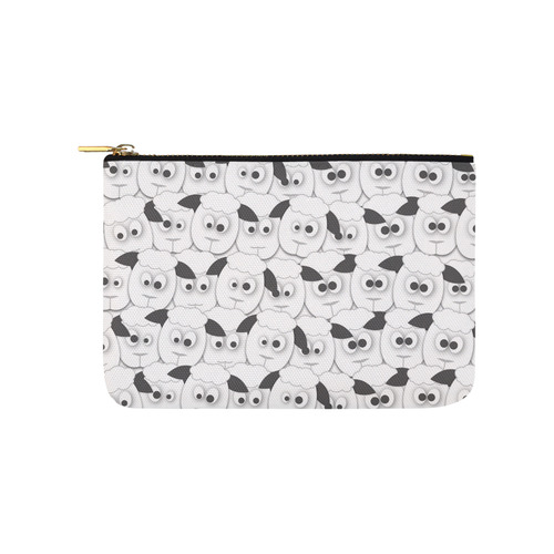 Crazy Herd of Sheep Carry-All Pouch 9.5''x6''