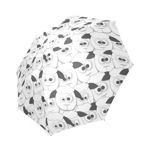 Crazy Herd of Sheep Foldable Umbrella (Model U01)