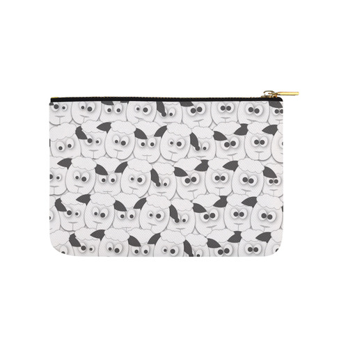 Crazy Herd of Sheep Carry-All Pouch 9.5''x6''