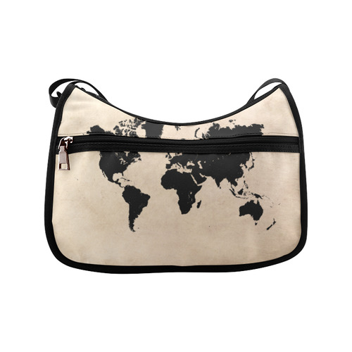 world map Crossbody Bags (Model 1616)