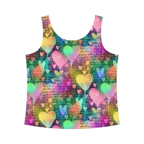 Love Letters Daydream All Over Print Tank Top for Women (Model T43)
