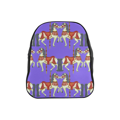 prancing carouselle ponies2  kids bag School Backpack (Model 1601)(Small)
