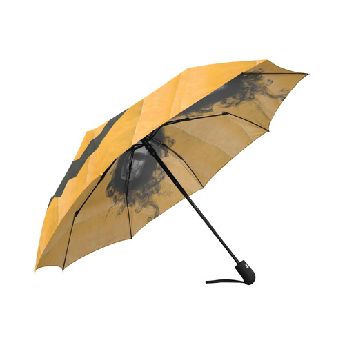 Funny Halloween - Face 2 by JamColors Auto-Foldable Umbrella (Model U04)