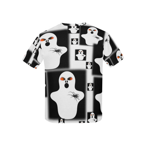 Funny Halloween - Ghost Pattern 2 by JamColors Kids' All Over Print T-shirt (USA Size) (Model T40)