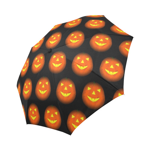 Funny Halloween - Pumpkin Pattern by JamColors Auto-Foldable Umbrella (Model U04)