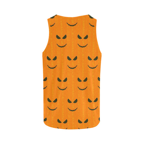 Funny Halloween - Face Pattern by JamColors All Over Print Tank Top for Men (Model T43)