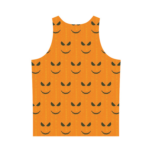 Funny Halloween - Face Pattern by JamColors All Over Print Tank Top for Men (Model T43)