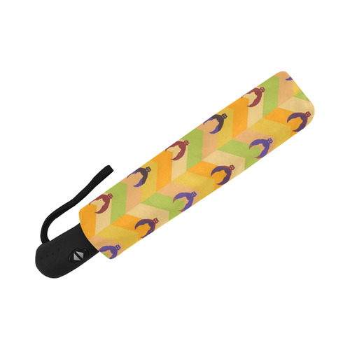 Funny Halloween - Bat Pattern 1 Auto-Foldable Umbrella (Model U04)