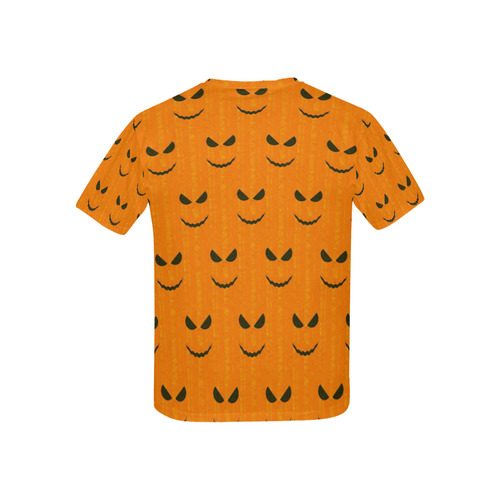 Funny Halloween - Face Pattern by JamColors Kids' All Over Print T-shirt (USA Size) (Model T40)