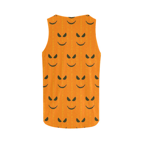 Funny Halloween - Face Pattern by JamColors All Over Print Tank Top for Women (Model T43)