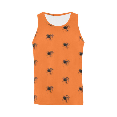 Funny Halloween - Spider Pattern by JamColors All Over Print Tank Top for Men (Model T43)