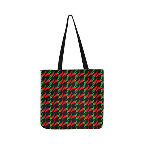 Red Hot Chilli Pepper Pattern Reusable Shopping Bag Model 1660 (Two sides)
