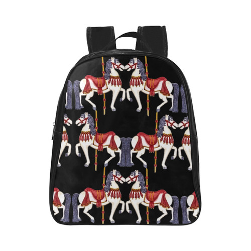 prancing carouselle ponies  kids bag School Backpack (Model 1601)(Small)
