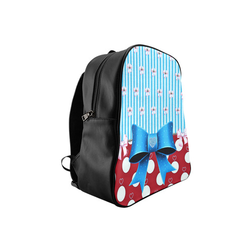 girly rockabilly 1 kids bags School Backpack (Model 1601)(Small)