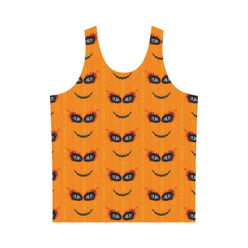 Funny Halloween - Face Pattern 2 by JamColors All Over Print Tank Top for Men (Model T43)