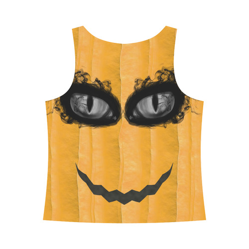 Funny Halloween - Face 2 by JamColors All Over Print Tank Top for Women (Model T43)