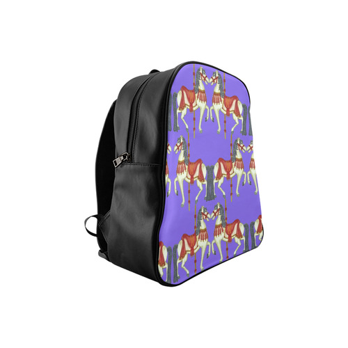 prancing carouselle ponies2  kids bag School Backpack (Model 1601)(Small)