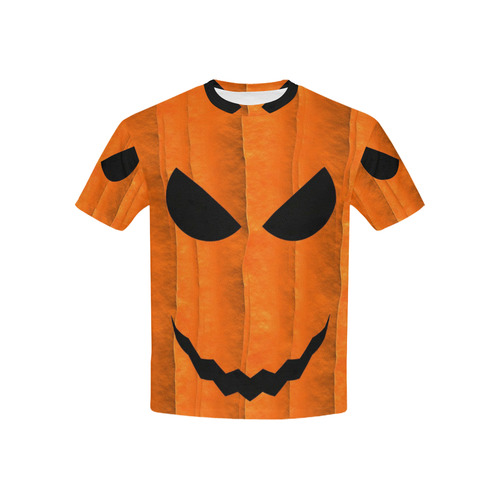 Funny Halloween - Face by JamColors Kids' All Over Print T-shirt (USA Size) (Model T40)