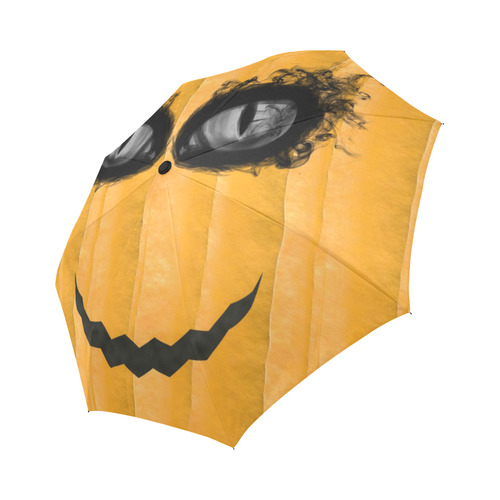 Funny Halloween - Face 2 by JamColors Auto-Foldable Umbrella (Model U04)