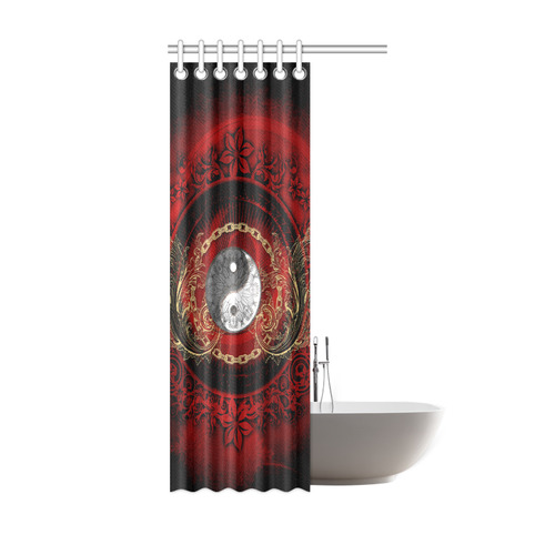 The sign ying and yang Shower Curtain 36"x72"