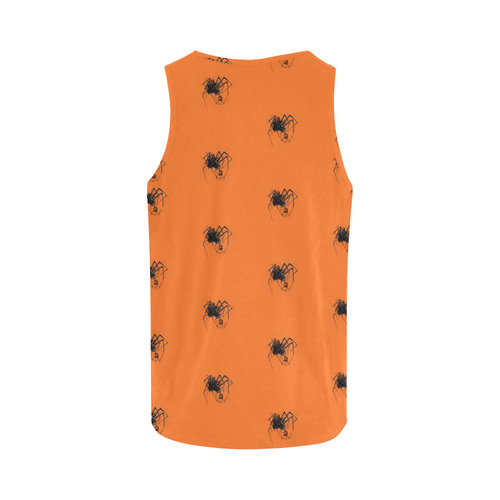 Funny Halloween - Spider Pattern by JamColors All Over Print Tank Top for Women (Model T43)