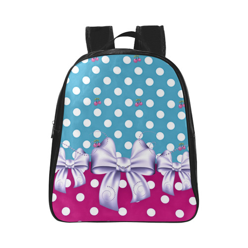 rockabilly girly 2 kids bags School Backpack (Model 1601)(Small)