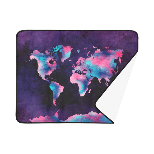 world map Beach Mat 78"x 60"