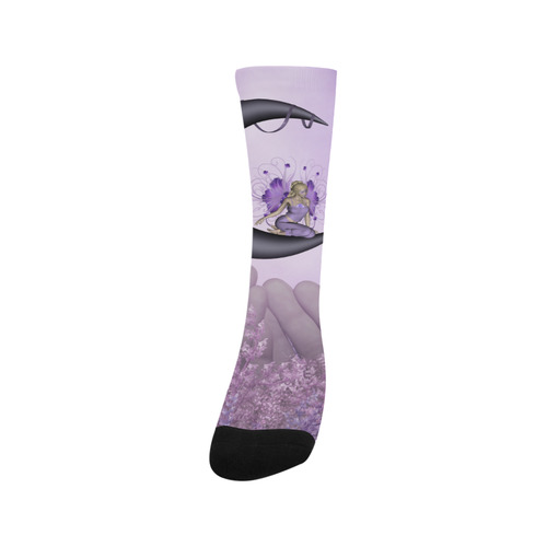 Wonderful fairy on the moon Trouser Socks