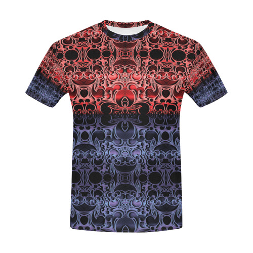 Tessellation Abstractica Mosaic 7 mens tshirt All Over Print T-Shirt for Men (USA Size) (Model T40)