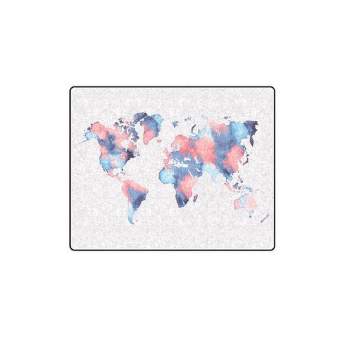 world map Blanket 40"x50"