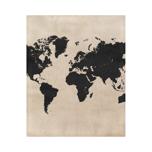 world map Duvet Cover 86"x70" ( All-over-print)