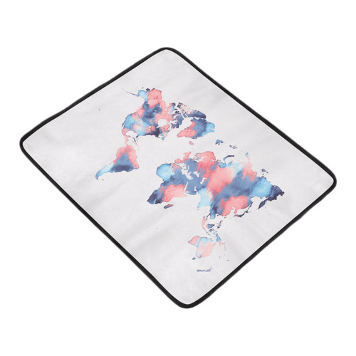 world map Beach Mat 78"x 60"