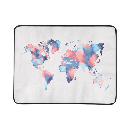 world map Beach Mat 78"x 60"